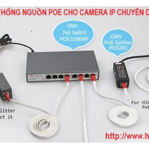 POE SWITCH 9 PORT -08 PORT CẤP NGUỒN CHO CAMERA IP