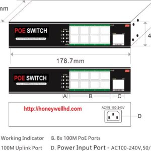 POE SWITCH 9 PORT -08 PORT CẤP NGUỒN CHO CAMERA IP