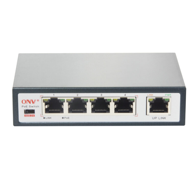 5-Port 10/100Mbps with 4-Port PoE dùng cho camera ip